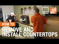 How-To Workshops - How to Remove and Install Countertops The Home Depot