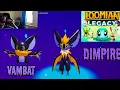 Loomian Legacy Vambat to Dimpire Evolution