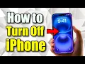 How To Turn Off iPhone Without Touch Screen Easy Method