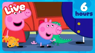 🔴 LIVE: FULL EPISODES George's Adventures! 🐷🦖 Peppa Pig | 12 HOURS OF HD CARTOONS