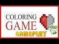 COLORING GAME - GAMEPLAY REVIEW