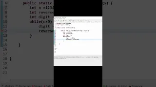 Reverse number in Java