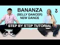 Bananza (Belly Dancer) Dance *STEP BY STEP TUTORIAL* (Beginner Friendly)