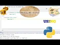 Treasure Hunt Game Using PYTHON