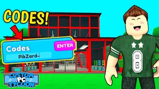 BEST CODES CUSTOM PC TYCOON ROBLOX