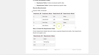 Part 1 Python SQLite Database Design