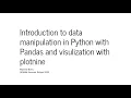 Introduction to Python and Panda - SPAAM Summer School Introduction to Ancient Metagenomics 2022