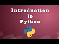 Introduction to Python