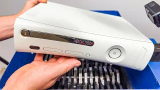 Xbox 360 vs Industrial Shredder
