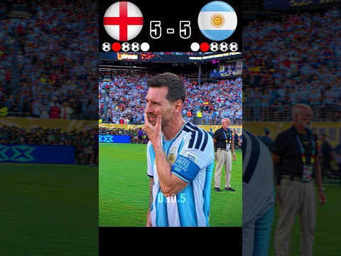England vs Argentina Penalty Shootout Imaginary
