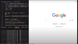 Google Search result scraping using Python Selenium