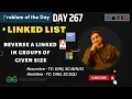 Reverse a Linked List in groups of size k GFG POTD 4 Sept LeetCode Google LinkedList