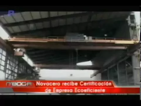 Novacero recibe certificación de empresa ecoeficiente