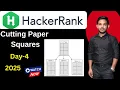 Cutting Paper Squares Problem Hackerrank