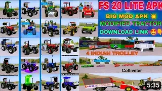 new indian tractor mod for fs20 download tractor with lights to download