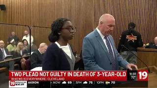 Driver passenger plead not guilty in death of 3-year-old
