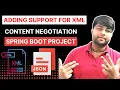 Adding Support for XML with JSON in 5 lines Spring boot Hindi