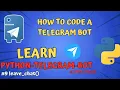 leave - chat Learn PTB Python-Telegram-Bot How To Code A Telegram Bot TraxDinosaur