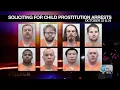 8 men accused of soliciting for child prostitution arrested in Colorado Springs