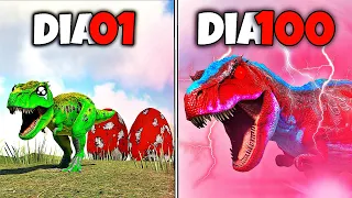 A História e Origem do PRIME ALPHA DINOSSAURO REX Devorador de Godzilla! ARK 100 DIAS