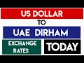 1 USD to AED - Convert US Dollars to Emirati Dirhams Currency Exchange Rates Today 14 sep 2024