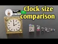 clock tower size Size Comparison Clock Tower Size faces world largest clock