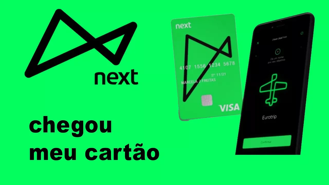BANCO NEXT UNBOXING CARTÃO MÚLTIPLO DÉBITO E CRÉDITO