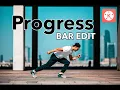 Professionally progress bar edit in Kinemaster