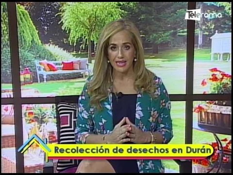 Recolección de desechos en Durán