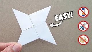 Kağıttan Ninja Yıldızı Nasıl Yapılır? | Paper Shuriken | Origami Ninja Star