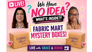 JULY 2026 Sew Inspired LIVE July Makes Mystery Boxes Giveaways