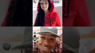 bhad bhabie on instagram live