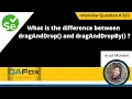 What is the difference between dragAndDrop and dragAndDropBy Selenium Interview Question