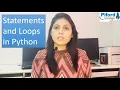 L-4 Python Statements and Loops Python for Data Science