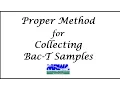 Water Sampling - How to Properly Take a Bacteriological Sample Updated