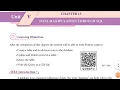 Chapter 13 Data manipulation Through SQL
