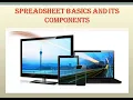 XI CA Hum Chapter 3 Data Processing with Electronic Spreadsheet Part1