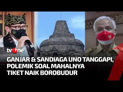 Tanggapan Ganjar Pranowo & Sandiaga Uno Soal Pro Kontra Mahalnya Tiket Naik Borobudur