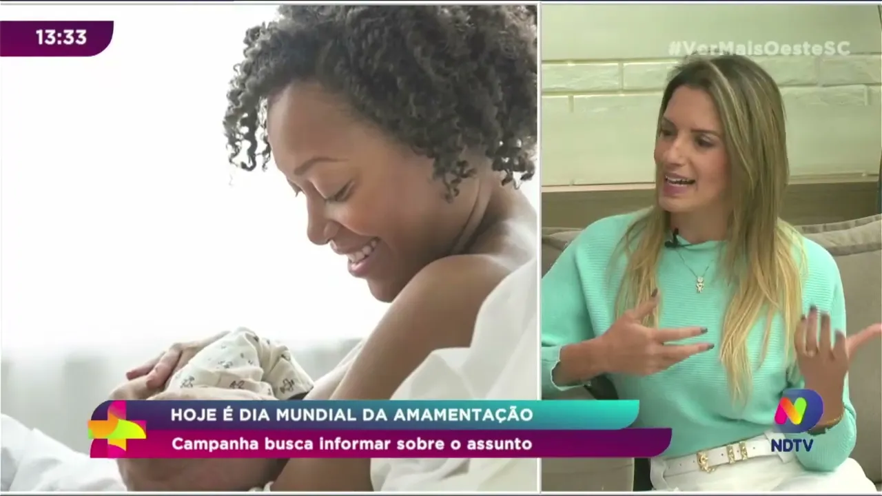 Dia Mundial da Amamentação: campanha busca informar sobre o assunto em Chapecó
