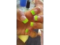 LIME GREEN ACRYLIC NAILS
