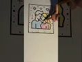 I Love You Asmr Coloring Page With Colored Pencils -