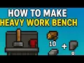How to make a heavy workbench in terraria beginner guide