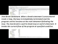 Break statement continue statement Java netbeans hindi TCS