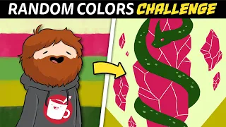 Random Color Palette DRAWING CHALLENGE