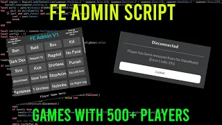 Roblox FE Admin Script