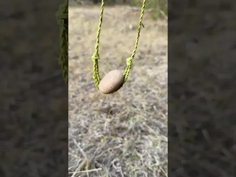 How to make a sling from plant fibers