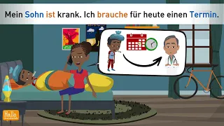 Deutsch lernen | Mein Körper, meine Gesundheit 🩺 | Beim Arzt auf Deutsch sprechen (A1-A2)