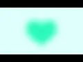 Pastel teal aura heart wallpaper soft girly green-blue aesthetic background loop