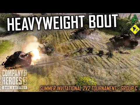 (Insane Series) SUMMER INVITATIONAL CoH3 2v2 Tournament | tushkan & Perv1tin vs HulkSMASH & Ruby