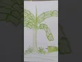 drawing of banana trees Artmaker